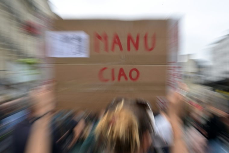 Journée de grève et de manifestations dans toute la France à l'appel des syndicats, pour un autre budget, à Rennes, le 18 septembre 2025 ( AFP / Damien MEYER )
