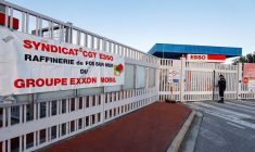 Manifestation des travailleurs de TotalEnergies et d'Esso