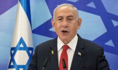 Le Premier ministre israélien Benjamin Netanyahu lors d'une conférence de presse à Jérusalem