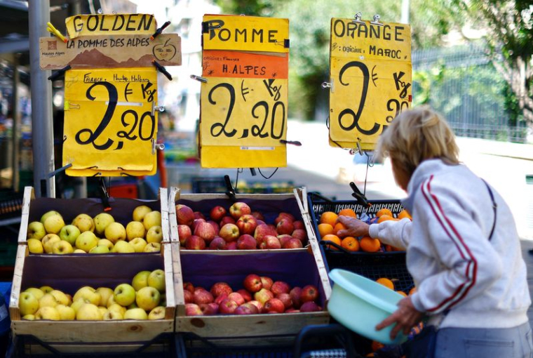 Un marché local à Nice
