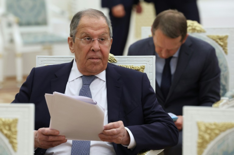 Le chef de la diplomatie russe, Sergueï Lavrov, le 16 août 2025 à Moscou ( POOL / Viacheslav PROKOFIEV )