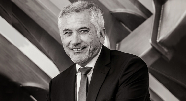 Paul Boudre, directeur général de Soitec, leader mondial de la production de matériaux semi-conducteur innovants disposant d'un portefeuille de plus de 3.000 brevets. (© Soitec)