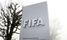 Le logo de la FIFA à Zurich