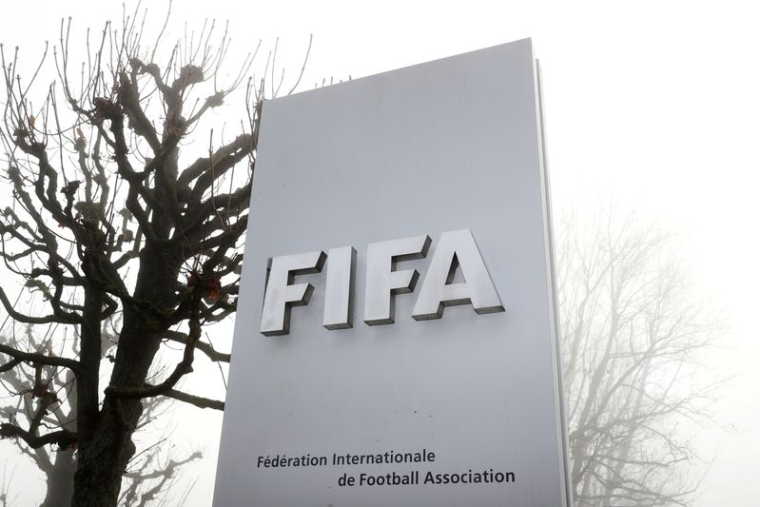 Le logo de la FIFA à Zurich