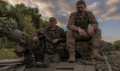 Des militaires ukrainiens dans la région de Soumy, en Ukraine, le 12 août 2024. ( AFP / ROMAN PILIPEY )