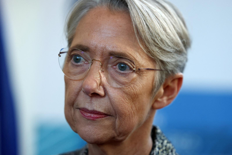 La Première ministre Elisabeth Borne à Paris le 18 novembre 2022. ( AFP / THOMAS SAMSON )