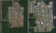 Le site d'un centre de données de xAI près de Memphis entre juillet 2025 et juillet 2026, selon des images satellites de Planet Labs ( 2026 Planet Labs PBC / - )
