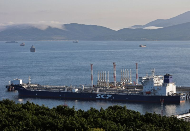 Photo d'archives d'un terminal pétrolier de Kozmino près de Nakhodka en Russie