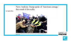 "Trump doit être sorti sans délai de la Maison-Blanche"