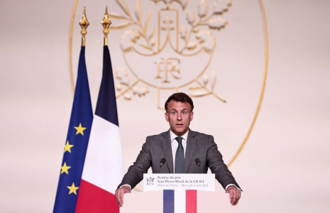 Le président français Emmanuel Macron