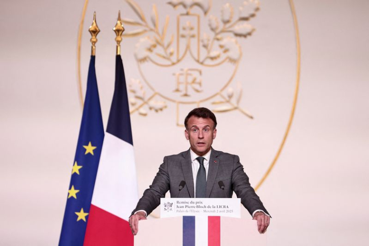 Le président français Emmanuel Macron