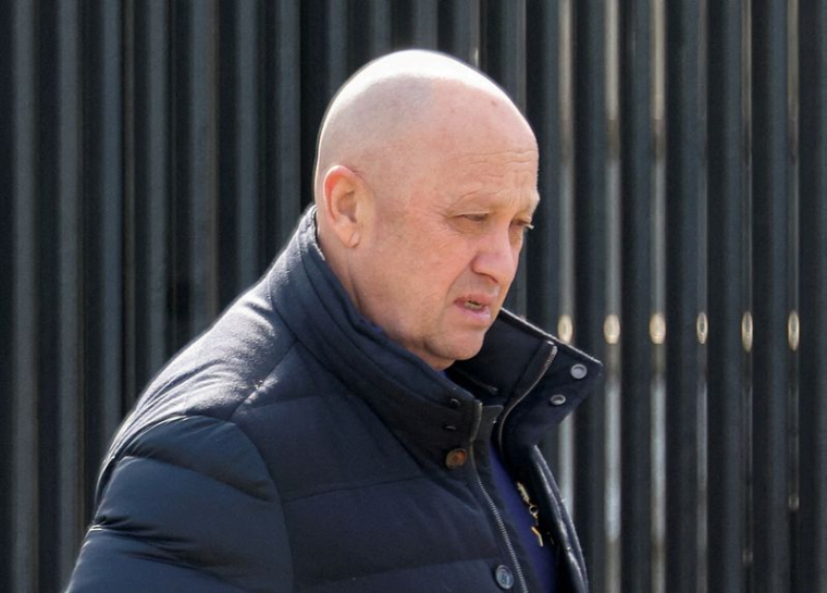 Photo d'archives de fondateur du groupe de mercenaires privés Wagner Yevgeny Prigozhin à Moscou, en Russie