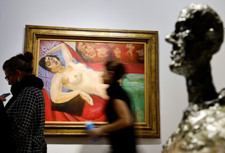 ouverture de la foire internationale d'art contemporain Paris+