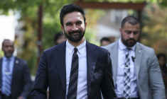 Le candidat démocrate à l'élection municipale à New York Zohran Mamdani se rend à une conférence de presse à New York, le 26 septepmbre 2025. ( AFP / ANGELA WEISS )