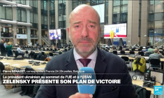 Plan de victoire de l'Ukraine : les cinq points avancés par Zelensky devant l'UE et l'Otan