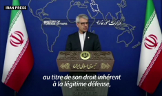 L'Iran considérera des frappes limitées américaines comme une "agression" (porte-parole)