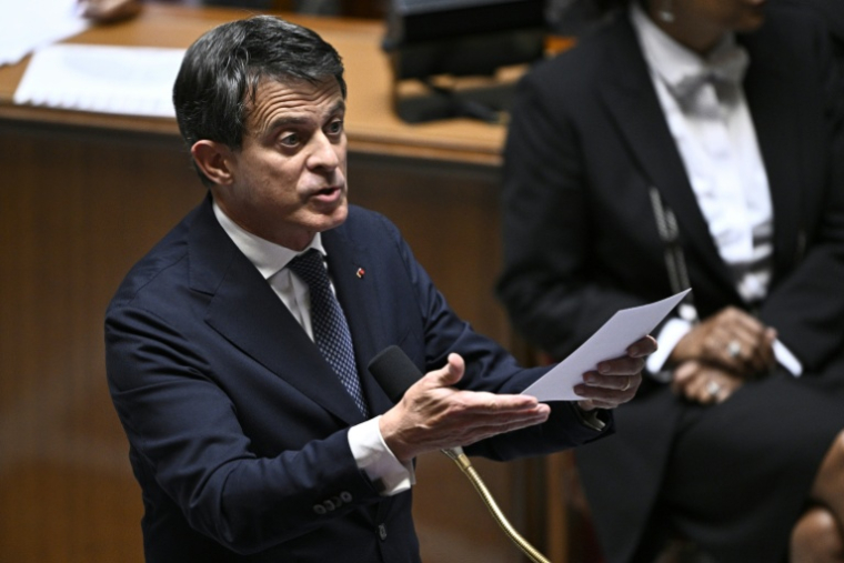 Manuel Valls, ministre des Outre-mer dans le gouvernement Bayrou, à l'Assemblée nationale à Paris le 1er juillet 2025 ( AFP / JULIEN DE ROSA )