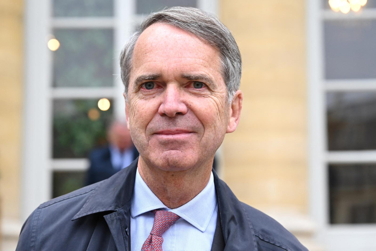 Hubert Mongon à Paris le 21 novembre 2022. ( AFP / BERTRAND GUAY )