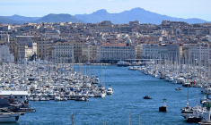 Le Vieux-Port de Marseille le 12 mars 2024. ( AFP / NICOLAS TUCAT )