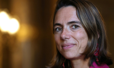 La sénatrice Les Républicains Christine Lavarde à Paris, le 1er octobre 2026 ( AFP / Anne-Christine POUJOULAT )
