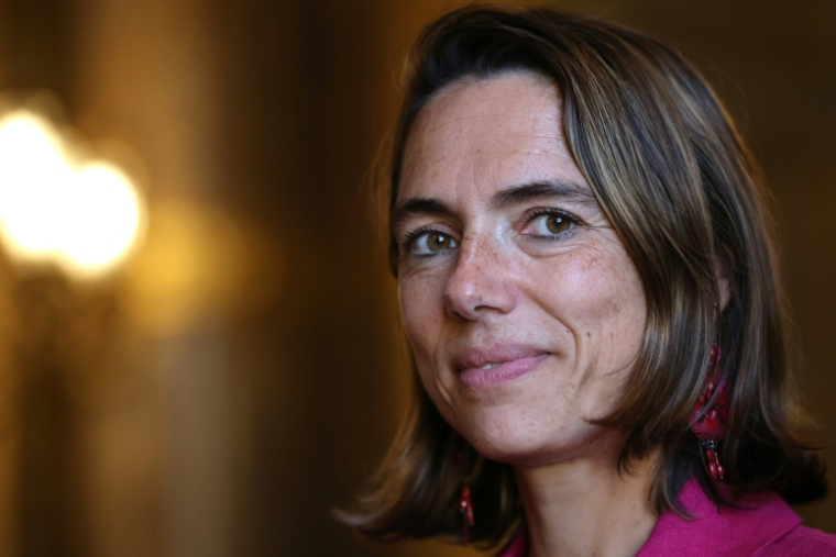 La sénatrice Les Républicains Christine Lavarde à Paris, le 1er octobre 2026 ( AFP / Anne-Christine POUJOULAT )