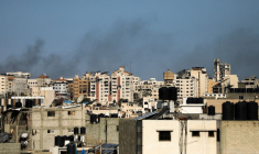 Raid israélien sur l'hôpital Al Chifa et ses environs, dans la ville de Gaza