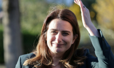 La secrétaire nationale des Ecologistes Marine Tondelier, le 17 mars 2026 à Vitry-sur-Seine, dans le Val-de-Marne  ( AFP / Ludovic MARIN )