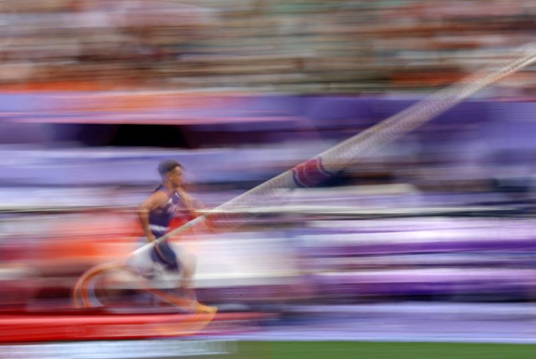 Athlétisme - Qualification pour le saut à la perche masculin