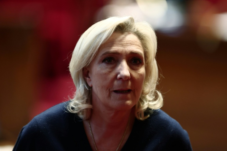 Marine Le Pen le 5 novembre 2025 à l'Assemblée nationale à Paris ( AFP / Thibaud MORITZ )