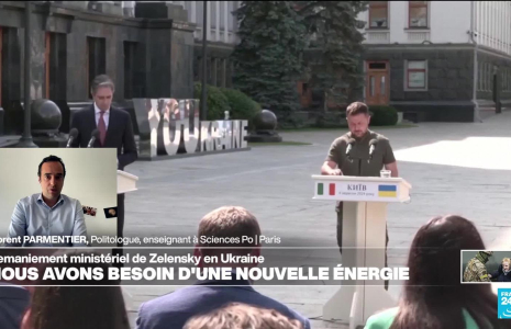 Remaniement ministériel en l'Ukraine : le pays a "besoin d'une nouvelle énergie", selon Zelensky