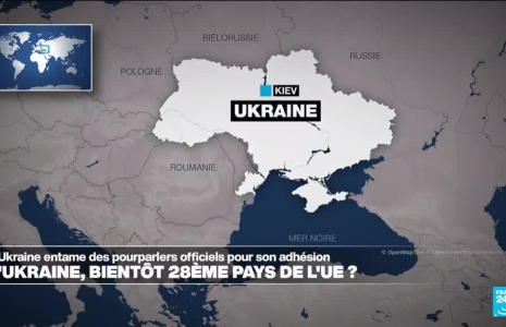 L'Ukraine entame des pourparlers officiels pour son adhésion à l'UE