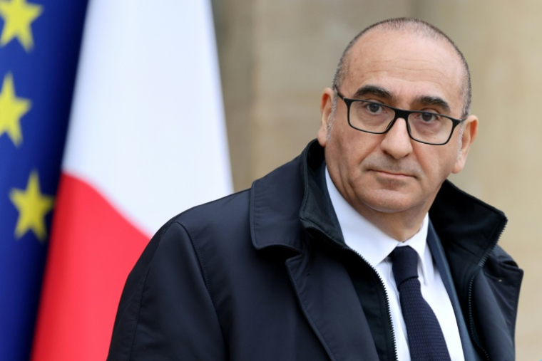 Le ministre de l'Intérieur, Laurent Nuñez, à la sortie de l'Elysée, le 28 janvier 2026 à Paris ( AFP / Ludovic MARIN )