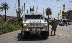 Des casques bleus de la FINUL au Liban