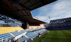 Une vue générale de l'intérieur du Stade de la Mosson, Montpellier