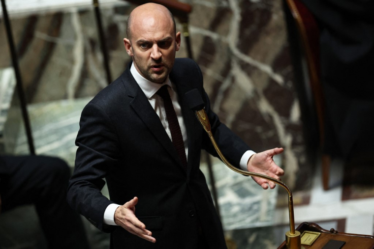Jean-Noël Barrot à Paris, le 13 janvier 2026. ( AFP / ANNE-CHRISTINE POUJOULAT )