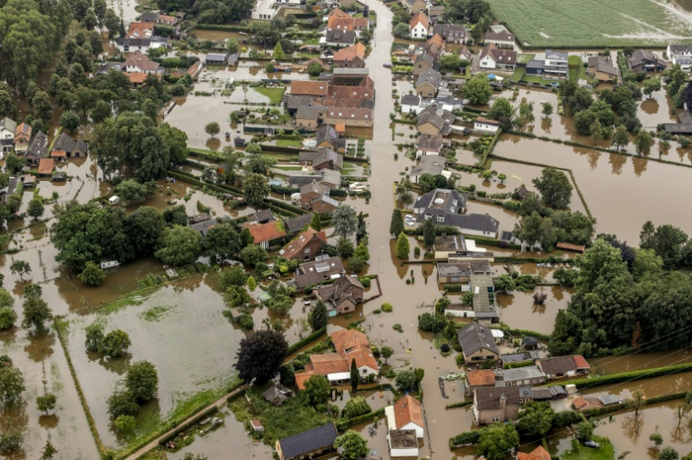 Des inondations le 16 juillet 2021 à Brommelen, aux Pays-Bas ( ANP / Remko de Waal )