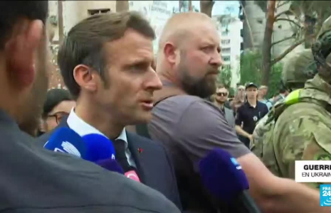 Ukraine : Zelensky accueille Macron à Kiev