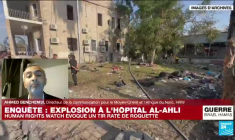 Explosion à l’hôpital Al-Ahli à Gaza : Human Rights Watch évoque un tir de roquette raté