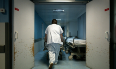 Le service des Urgence de l'hôpital de  Pellegrin de Bordeaux le 23 juin 2026 ( AFP / Philippe LOPEZ )