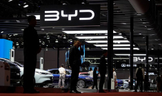 Le stand de BYD au salon Auto Shanghaï
