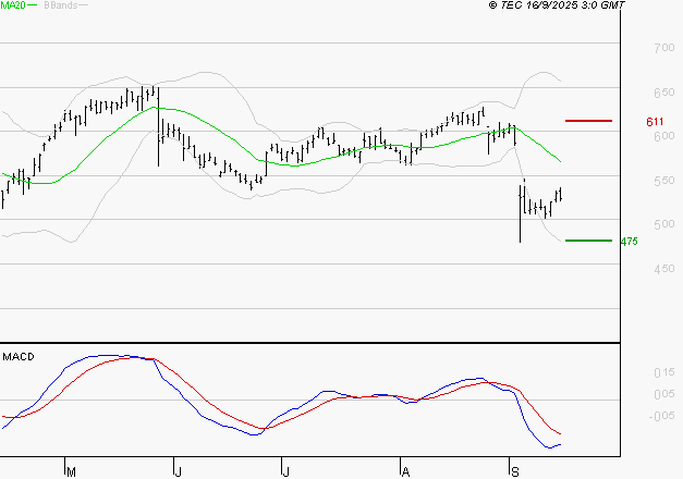 DERICHEBOURG : Sous les résistances, une consolidation est probable