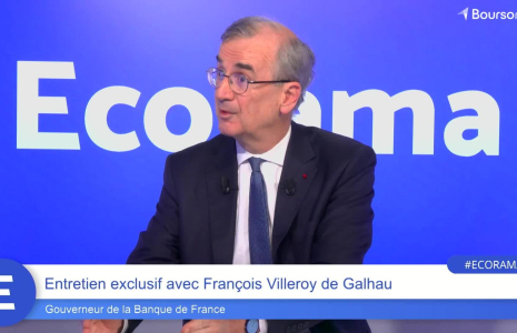 François Villeroy de Galhau (Gouverneur de la Banque de France) : "Dans les prochains mois, il y aura une remontée temporaire de l'inflation !"