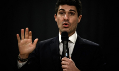 Aurelien Pradie, le 24 février 2024, à Pessac ( AFP / PHILIPPE LOPEZ )