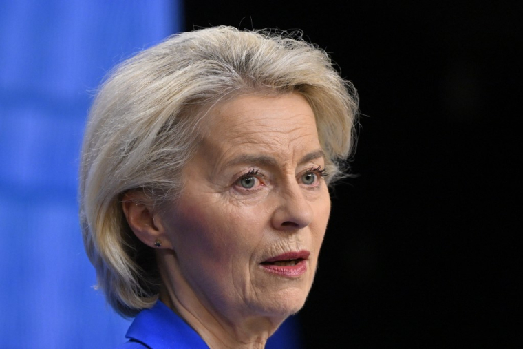 Ursula von der Leyen à Bruxelles le 19 mars 2026.  ( AFP / JOHN THYS )