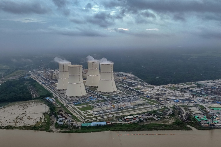 La centrale de Rooppur le 25 septembre 2026, au Bangladesh ( AFP / Salahuddin Ahmed )