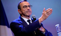 Bruno Retailleau (Les Républicains), candidat à l'élection présidentielle, à Boulogne-Billancourt, le 31 août 2026 ( AFP / SIMON WOHLFAHRT )