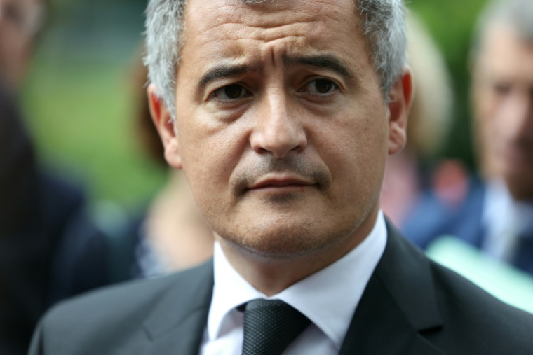 Le ministre de la justice Gérald Darmanin à Nanterre, le 29 juillet 2025 ( AFP / Thomas SAMSON )