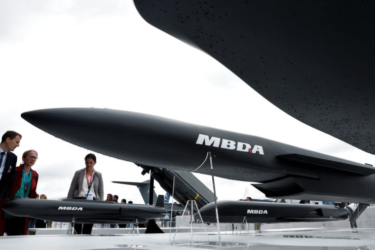 Un futur concept de missile fabriqué par MBDA présenté au salon du Bourget