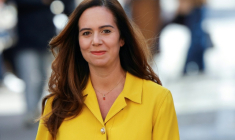 Sarah Knafo, le 15 mars 2026 à Paris ( AFP / GEOFFROY VAN DER HASSELT )