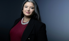 La docteure en pharmacie franco-tunisienne Leïla Chaouachi à Paris, le 30 janvier 2026 ( AFP / Joel Saget )